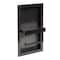 Alfi Brand Brushed Black PVD Stainless Steel Recessed Shelf / Toilet Paper Holder Niche ABTPNP88-BB - alternate 4
